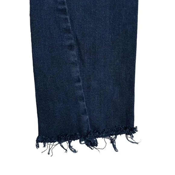 rag & bone Nina High-Rise Skinny Jeans 25 Charcoal Black Carlton Wash Zipper Hem - Picture 9 of 14